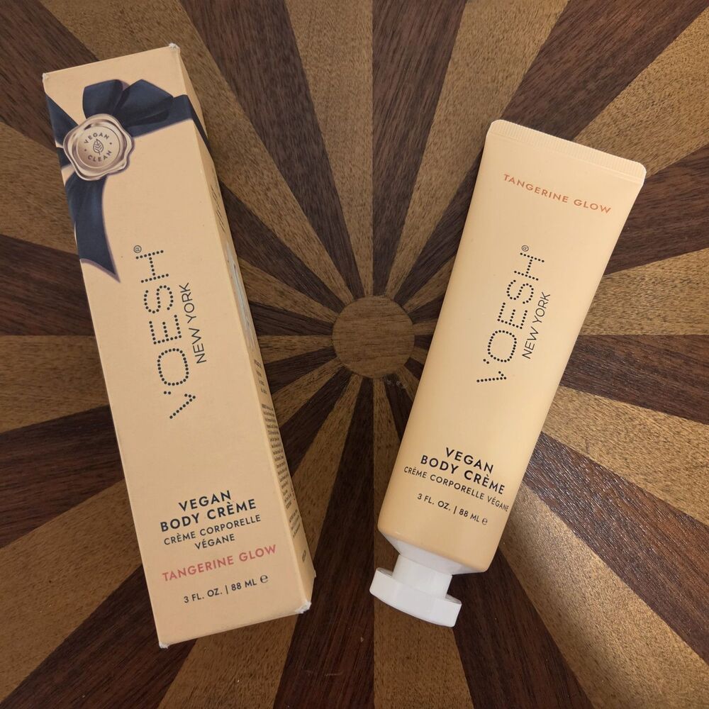 VOESH Vegan Body & Hand Creme Tangerine Glow 3oz NEW IN BOX Lotion Moisturizer